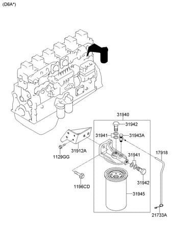 3194082010 FILTER ASSY-FUEL