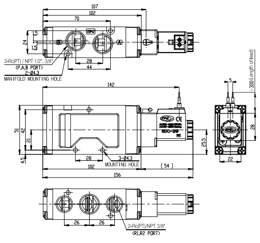 RDS5120-5G-03 TPC Solenoid Valve