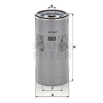 compare product WK 1080/7x Fuel filter